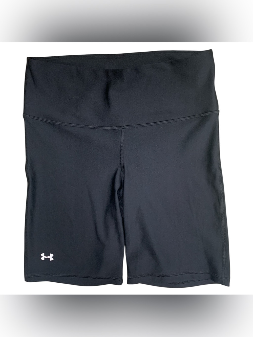Under Armour Black High-Rise Bike Shorts Size M